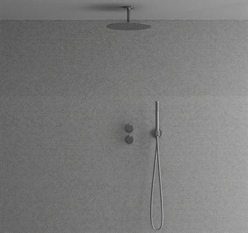 Scandtap termostat brusearmatur f/indbygning m/loftsbruser - Vælg farve